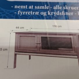 udendørs gnaver bur - Billede 2
