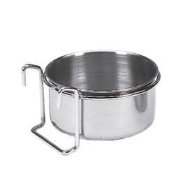 RUSTFRI STÅLSKÅL M. KROG HOLDER 0,30L - FUGLE TILBEHØR