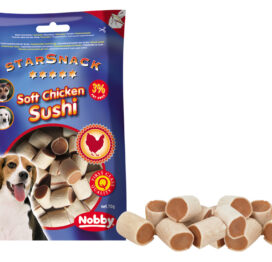 STARSNACK SOFT CHICKEN SUSHI - Billede 1