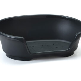 PLASTKURV 55 CM SORT - Billede 1