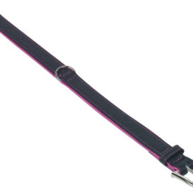 L�DERHALSB�ND 47 CM FUCHSIA - Billede 1
