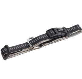 Halsbånd "SOFT GRIP", sort, 10mm/20-30cm - Billede 1