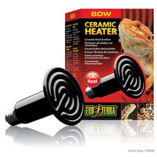 Ceramic heater 60w inferrød