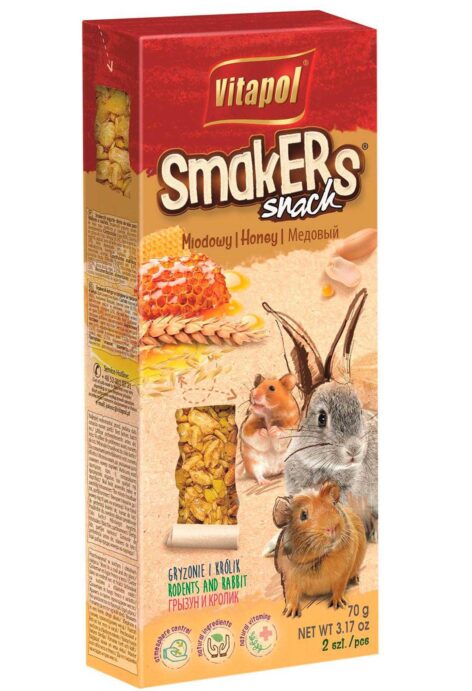 VITAPOL SMAKERS HONNING 90G - GNAVER FODER