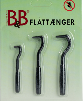 B&B Flåttænger 3 stk