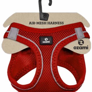 OZAMI Air-mesh sele 3xs rød