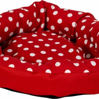 Small Animal Bed Red/white