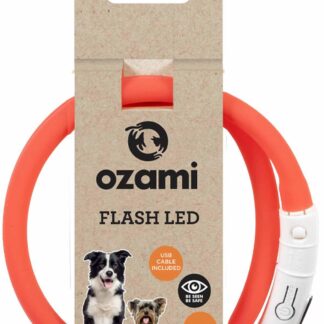 Ozami Flash Led Collar Red 70cm