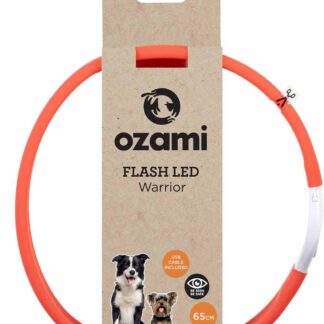 Ozami Flash Led Collar Red 65cm