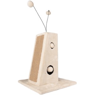SCRATCHING TREE SNO 4 CREAM 35x35x68CM