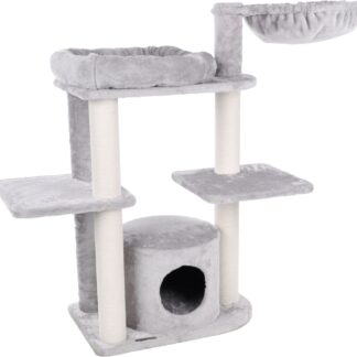 SCRATCHING TREE FENWAY GREY 119×42,5x104CM