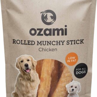 OZAMI CHICKEN ROLLED MUNCHY STICK 12CM