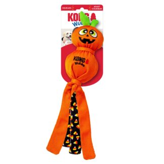 KONG Halloween Wubba Ballistic Pumpkin L hundelegetøj med græskarform og lange haler